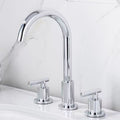 Brass Widespread 2-handle Sink Tap_Chrome