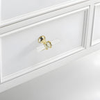 Simple Acrylic Transparent Bathroom Cabinet Handles