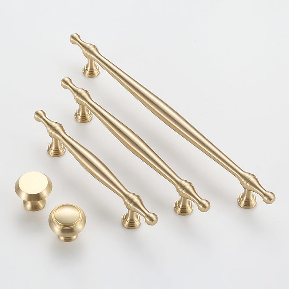 French Style Brass Gold Furniture Cabinet Handles