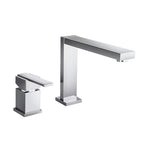 Simple 2 Holes Hot and Cold Basin Taps_Chrome