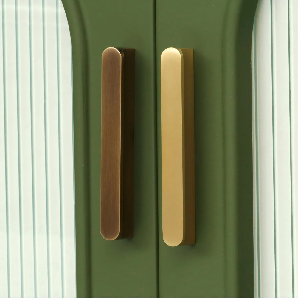 Simple Bronze Brass Cabinet Handles For Kitchen
